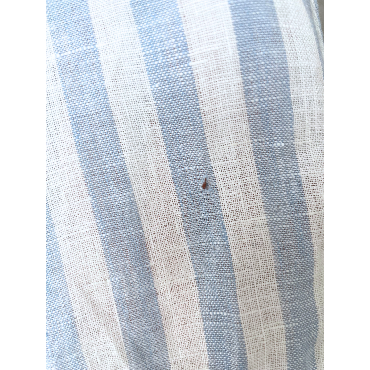 Blauw gestreepte linnen jurk NIEUWSTAAT!
