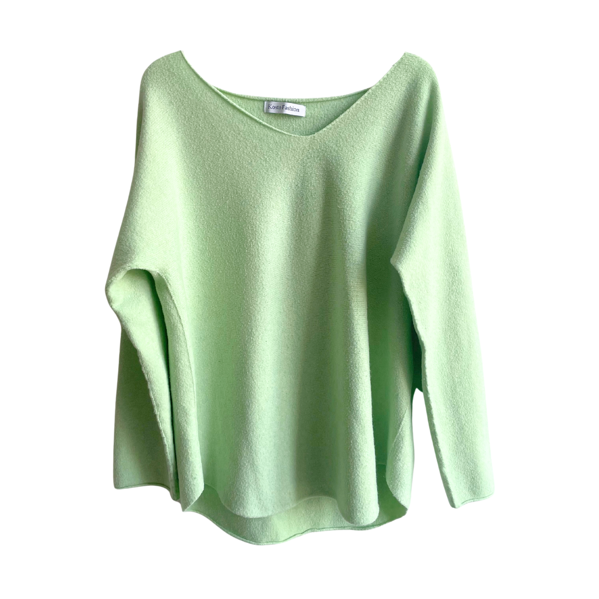 Mintgroene trui