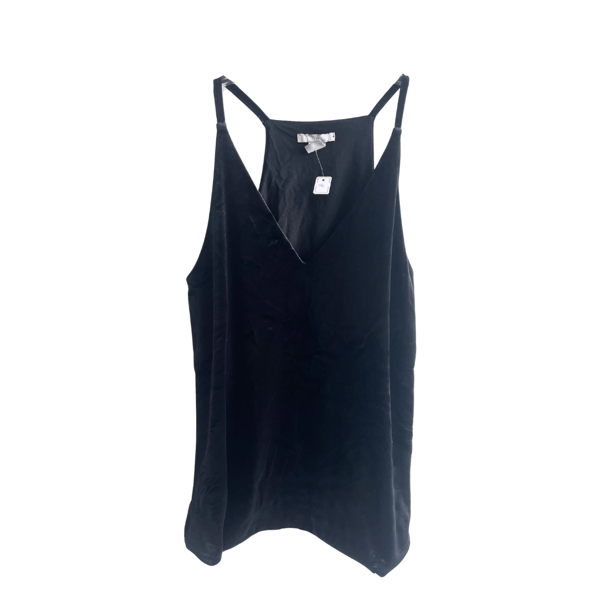 Zwarte velours top