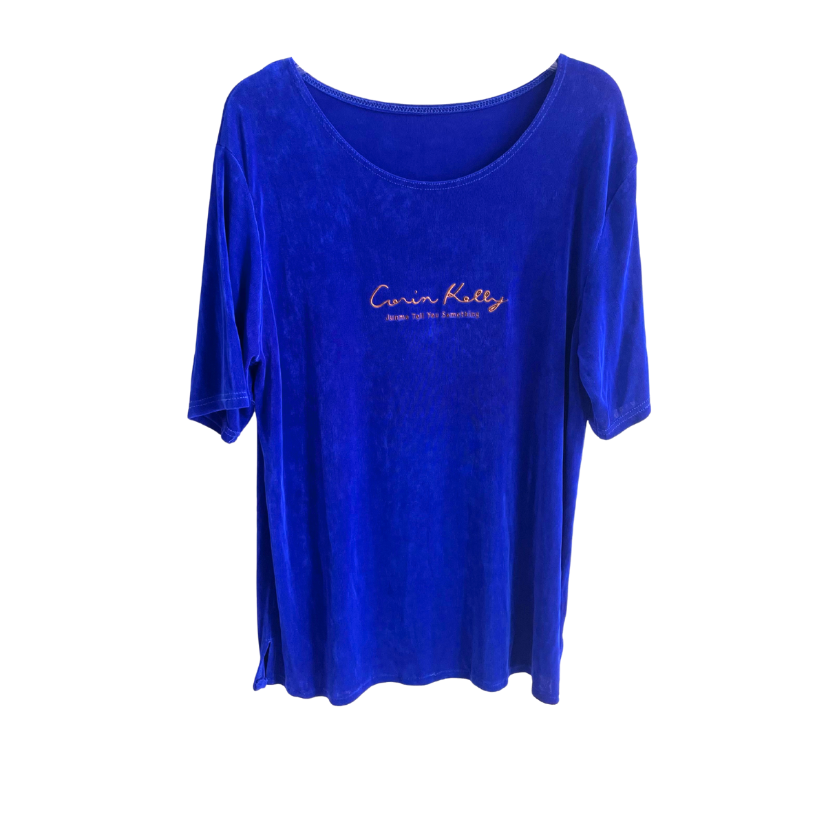 Blauwe shirt Corin Kelly