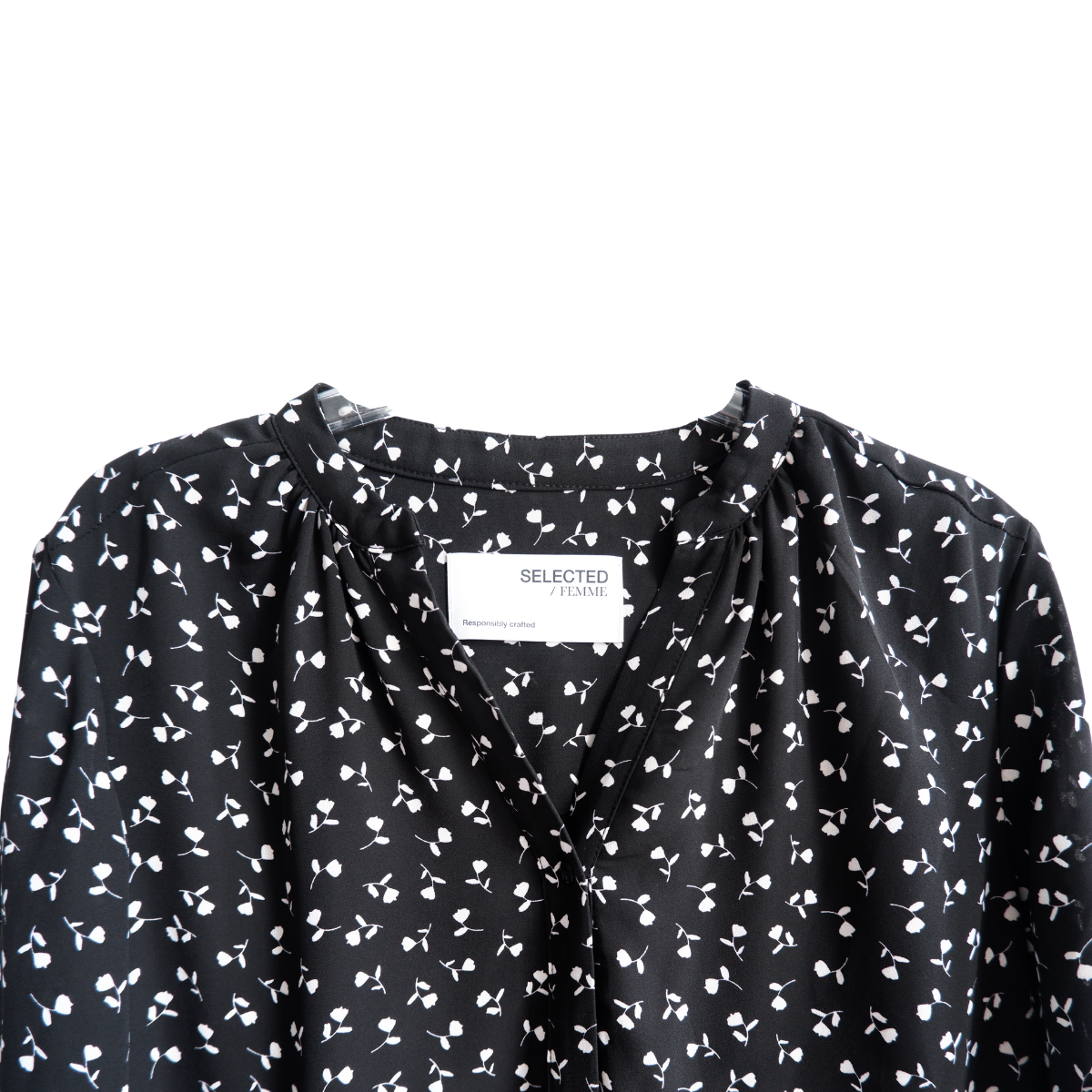 Zwarte losse jurk Selected Femme