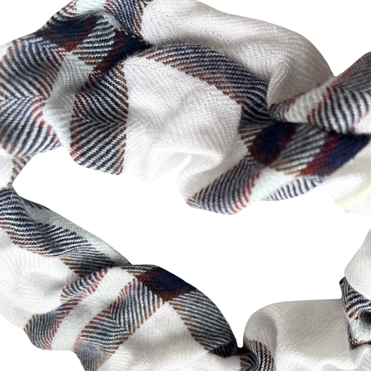Scrunchie geruit