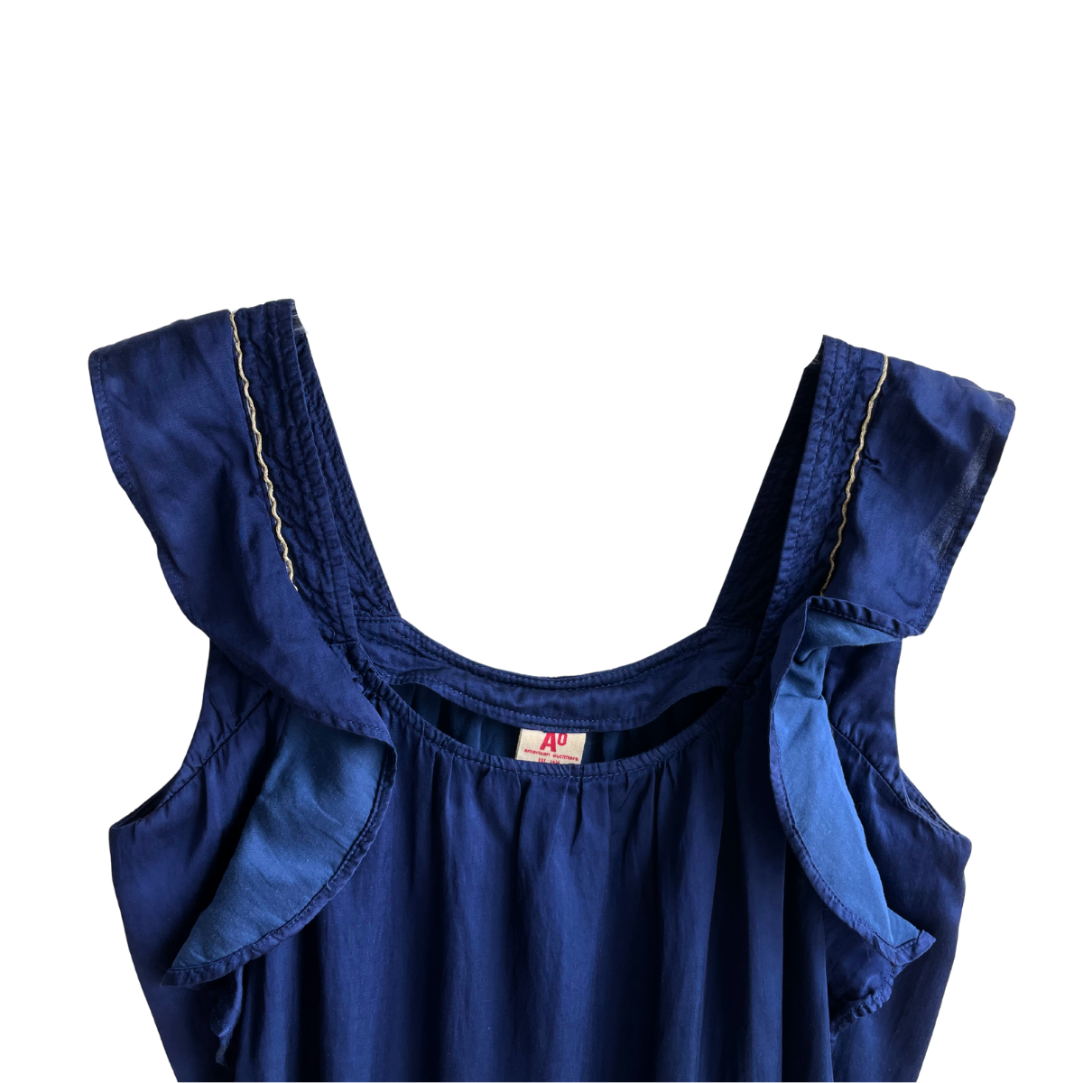 Blauwe zomerjurk