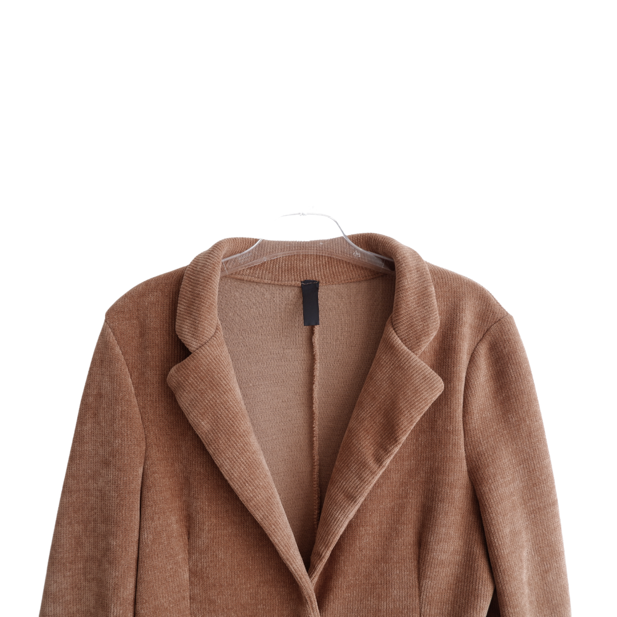Bruine/beige zachte blazer