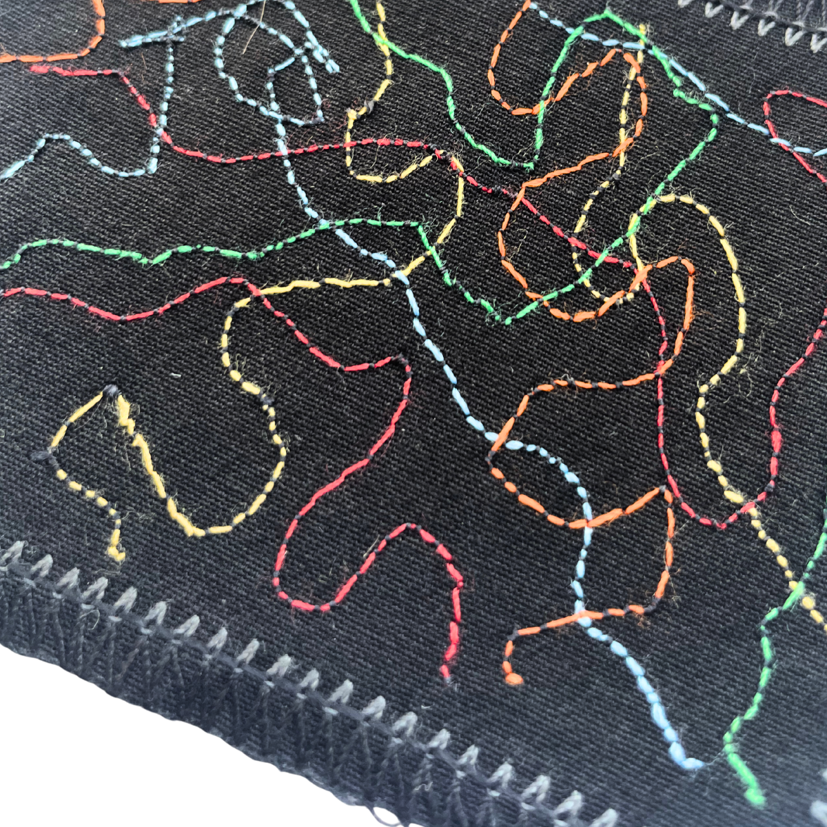 Patch wirwar regenboog