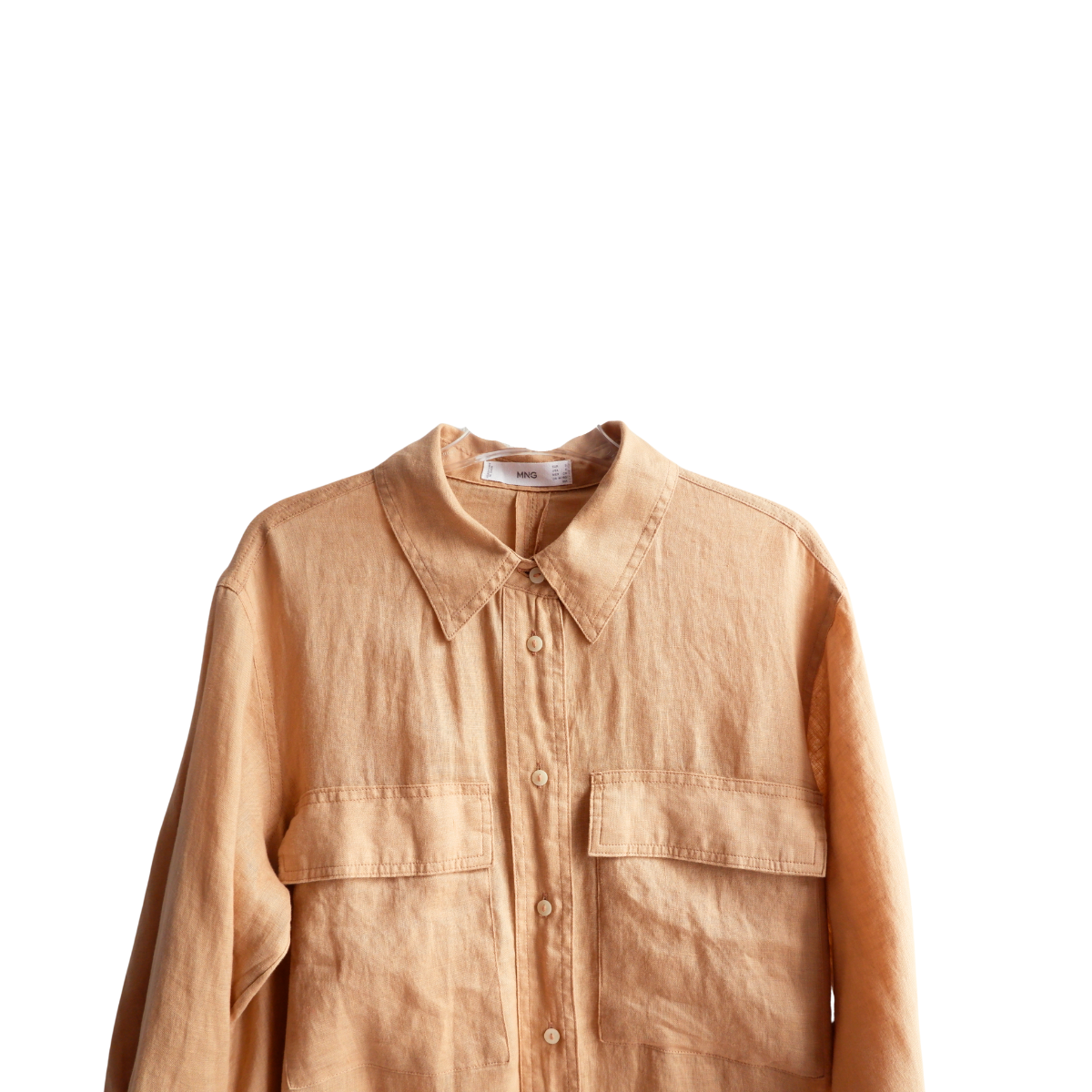 Beige 100% linnen kleed