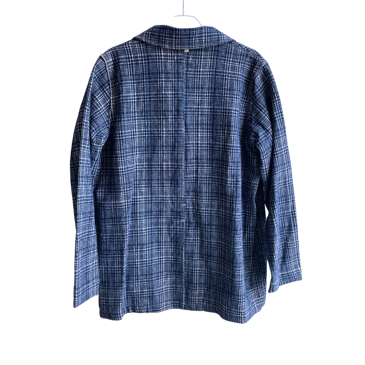 Blauw geruite vest in heel goede staat