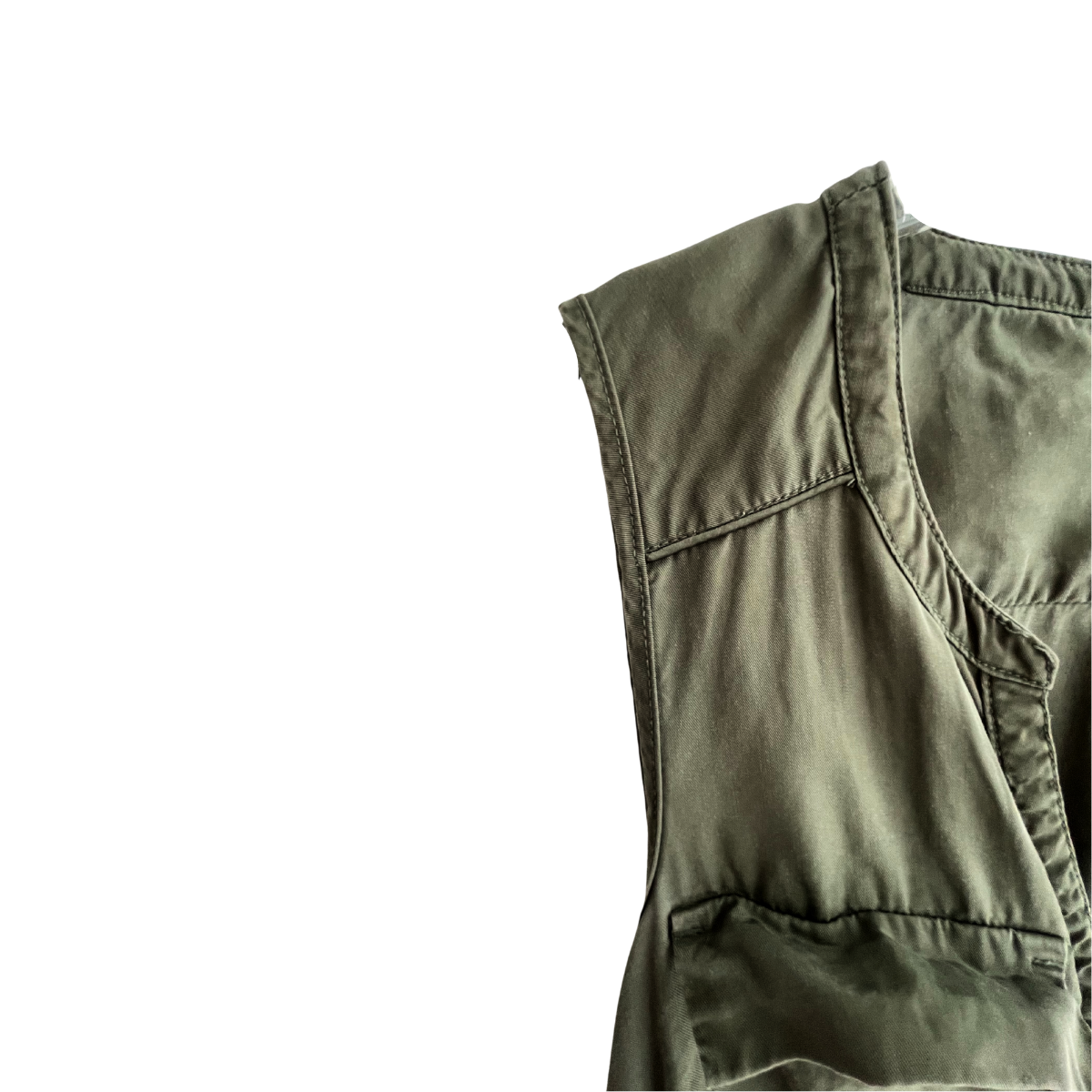 Kakigroene jumpsuit