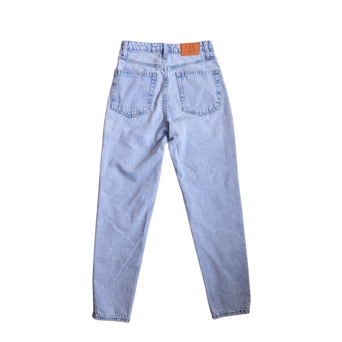 Blauwe jeans mom pants