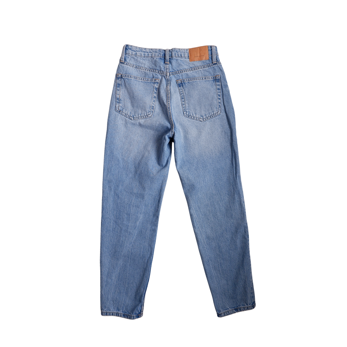 Blauwe jeans mom pants