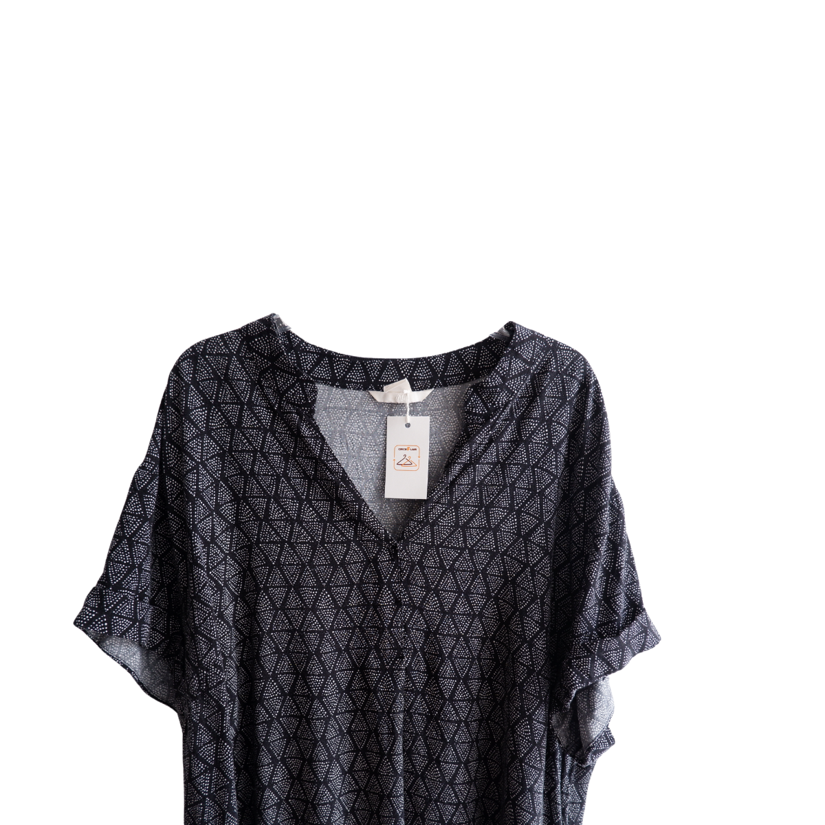Zwart kleed/tuniek M 44