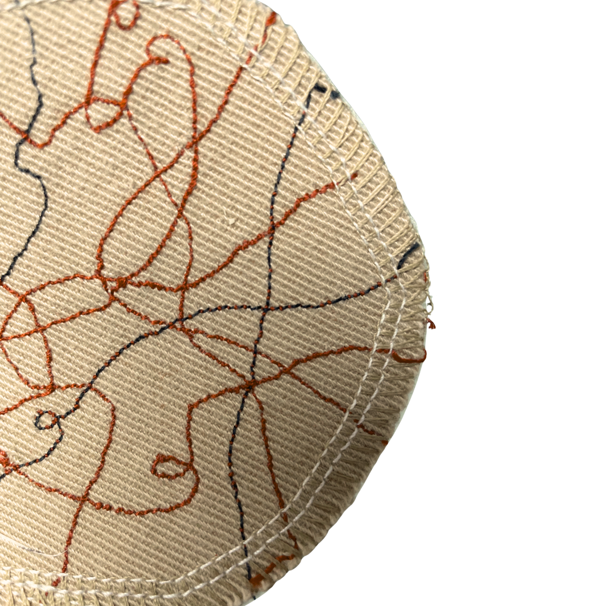 patch wirwar rood zwart