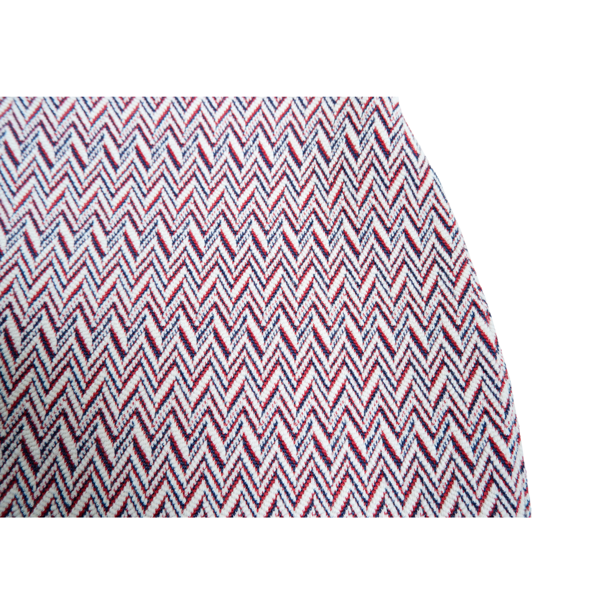 Rood blauw witte rok met rek