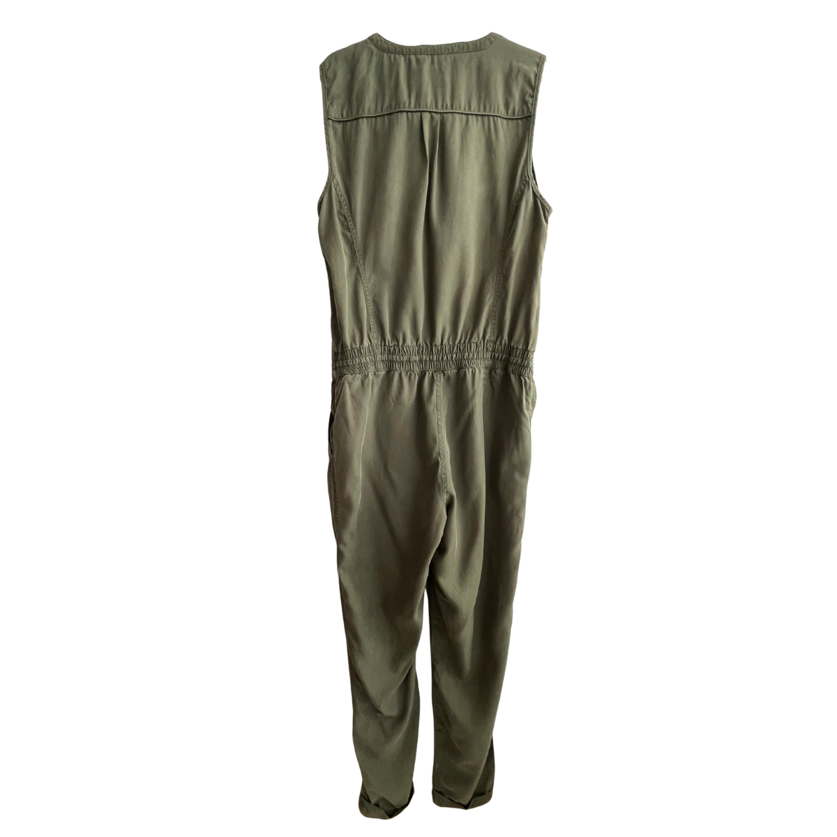 Kakigroene jumpsuit