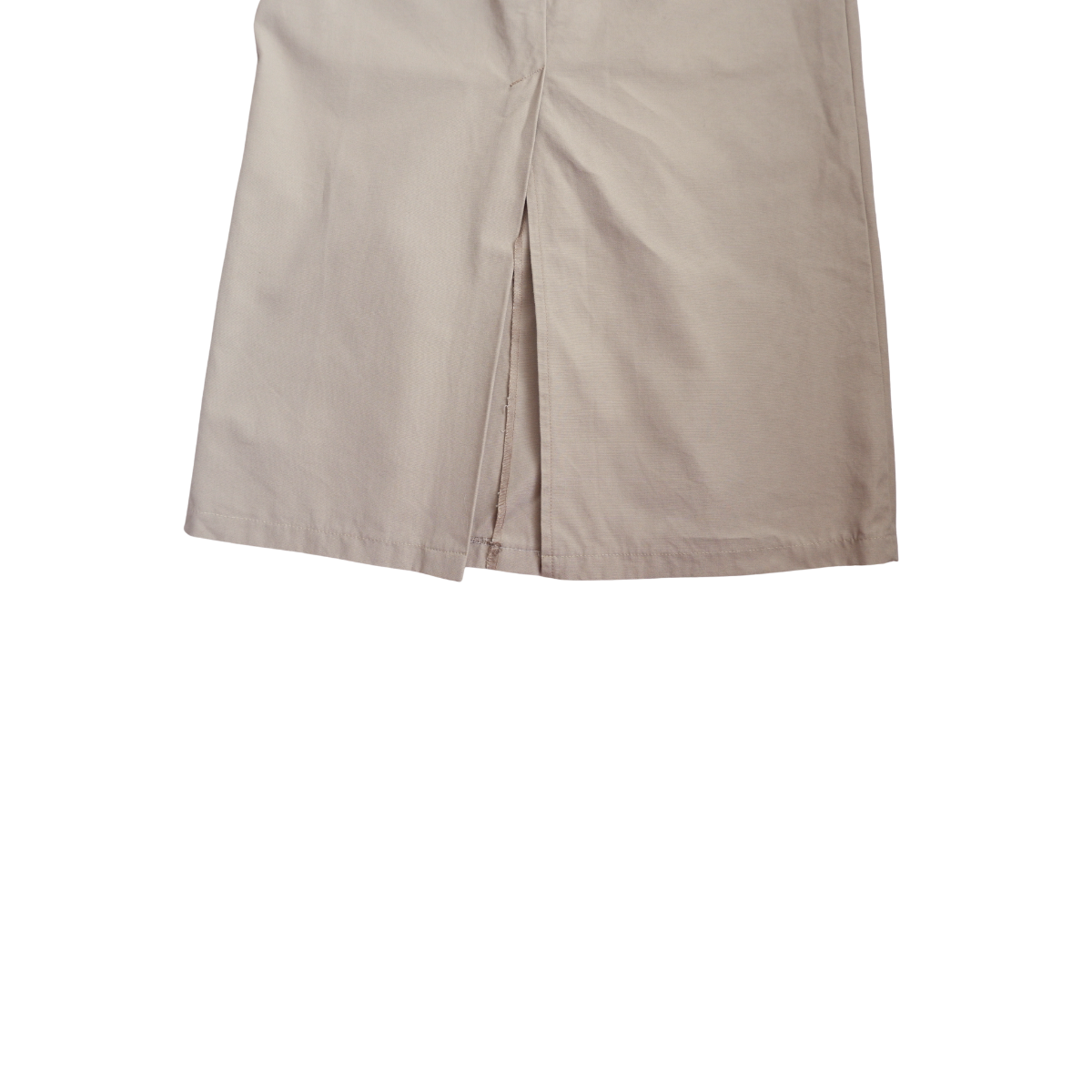 Beige rok met split