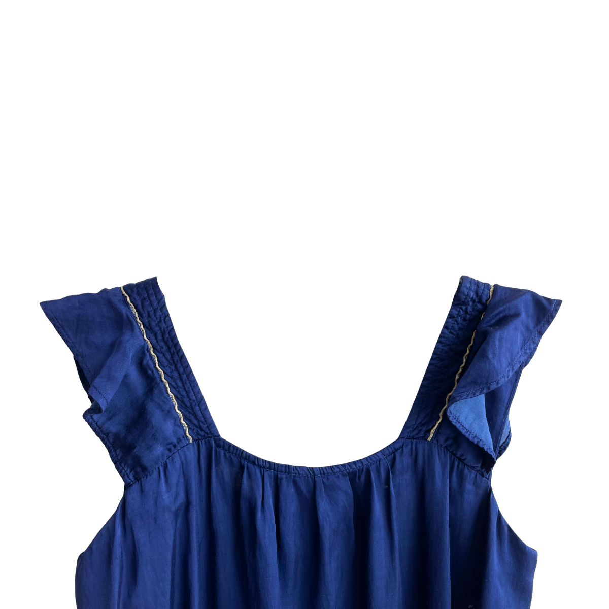 Blauwe zomerjurk