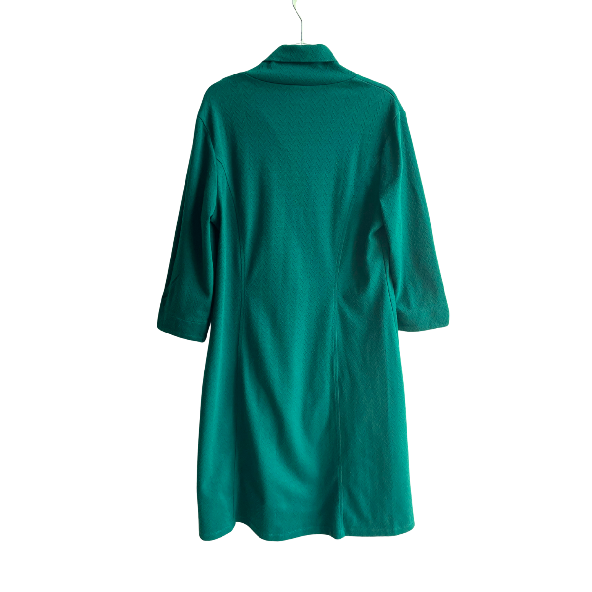 Groenblauwe jurk