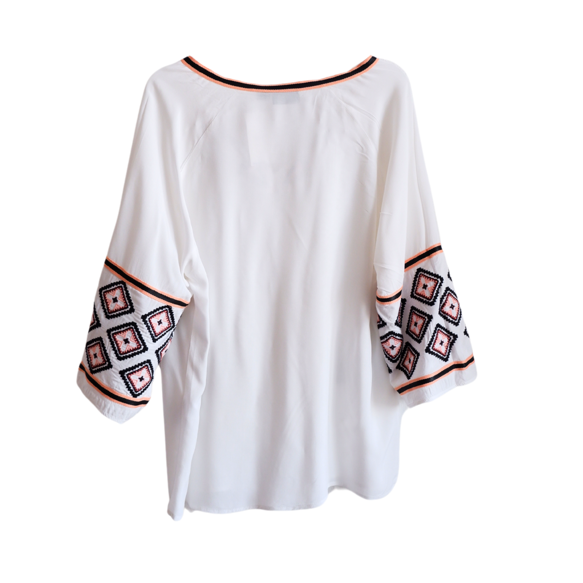Witte losse blouse
