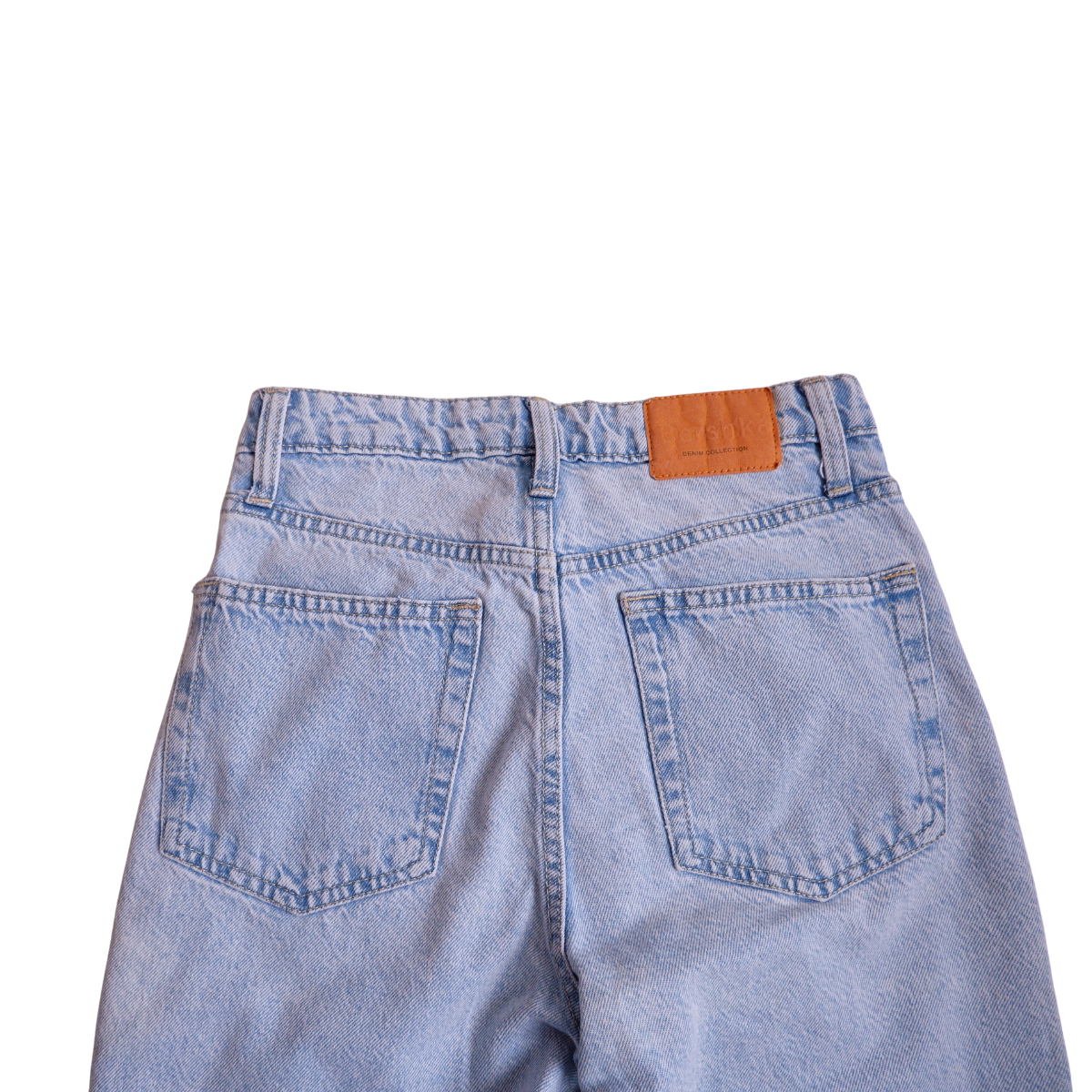 Blauwe jeans mom pants