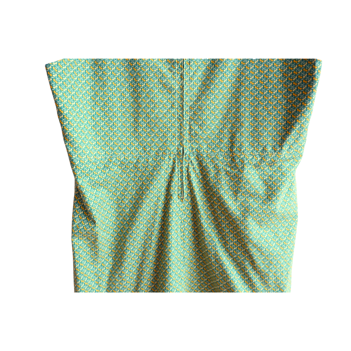 Groenblauwe zomerjurk