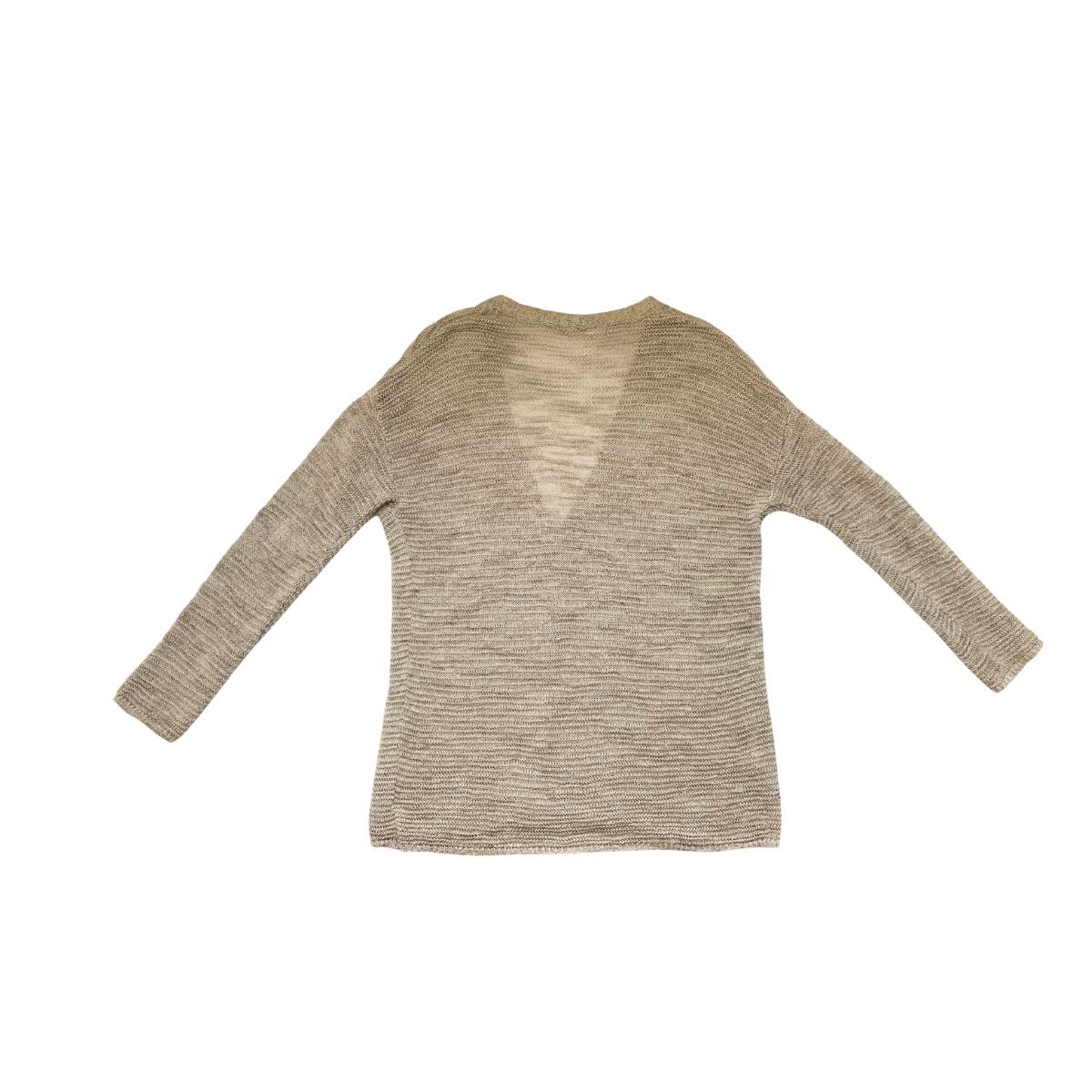 Beige gilet knopen