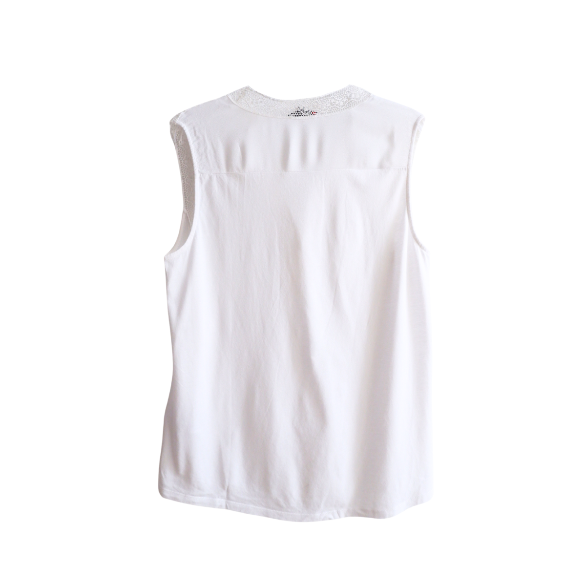 Witte topje met kant