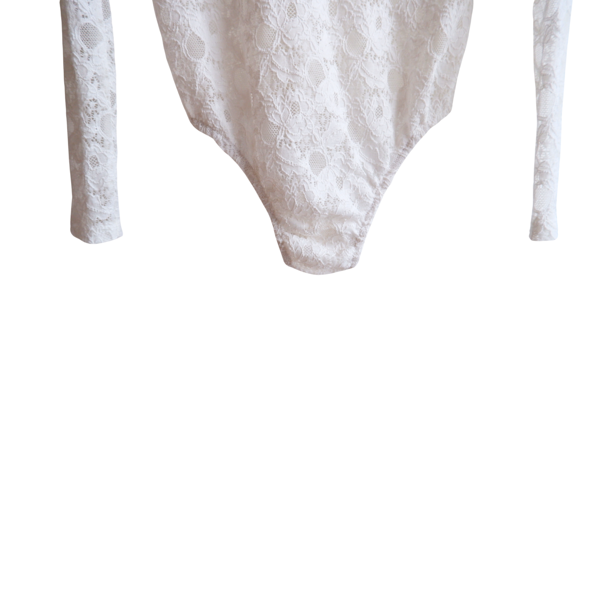 Witte sierlijke body