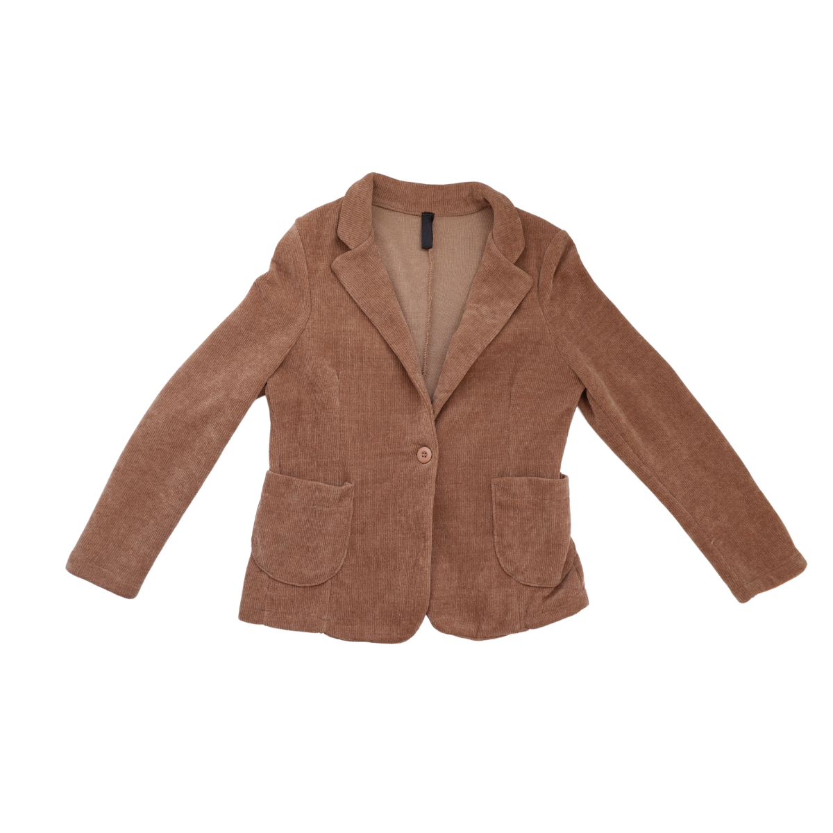Bruine/beige zachte blazer