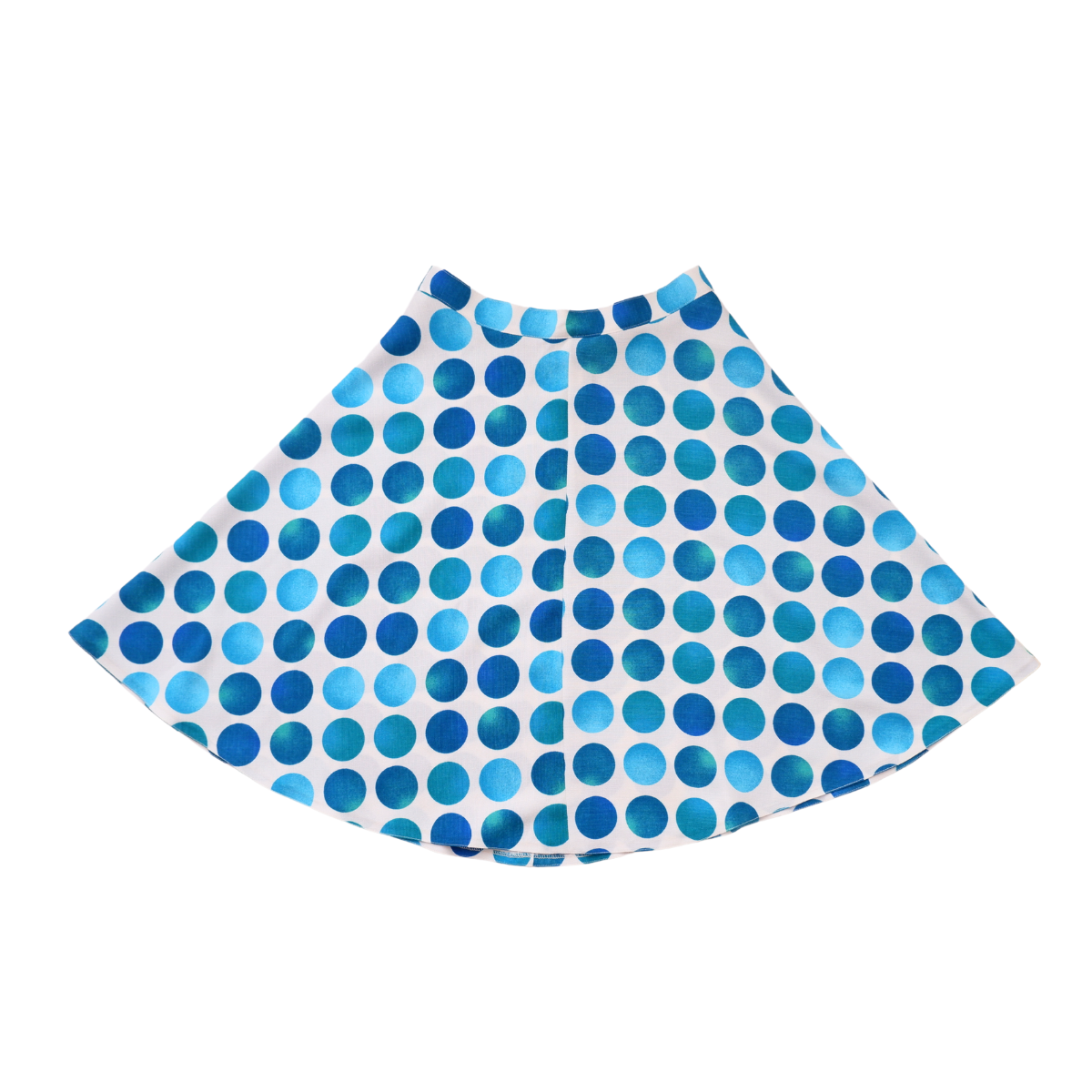 Witte zwierrok met blauwe bollen