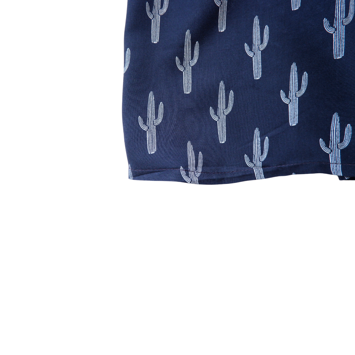 Blauwe rok met cactussen