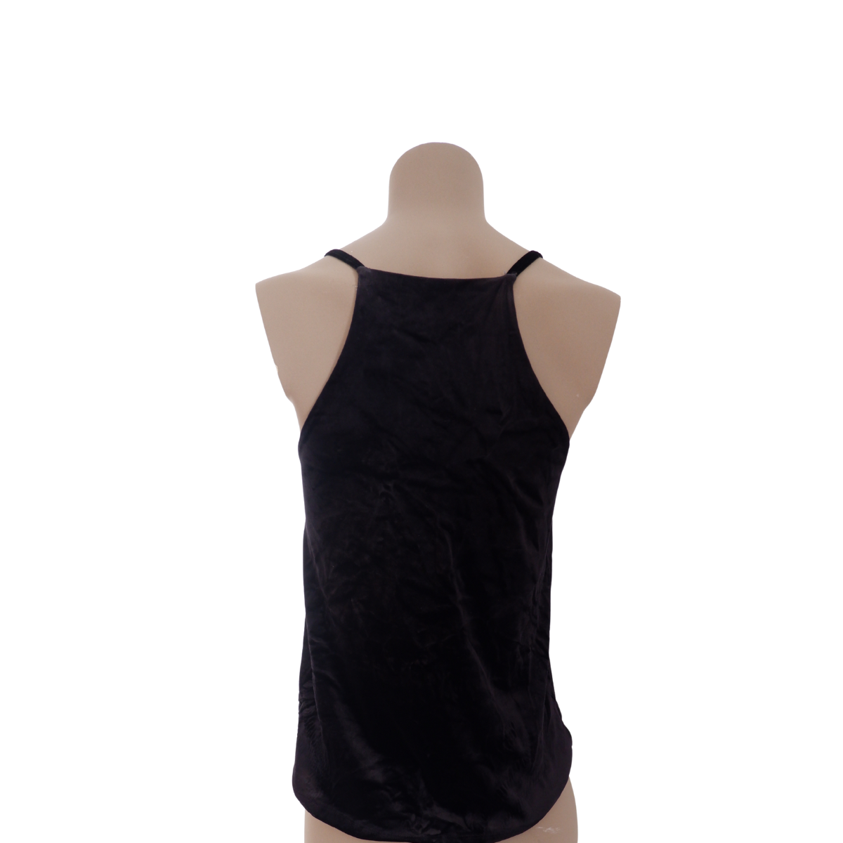 Zwarte velours top