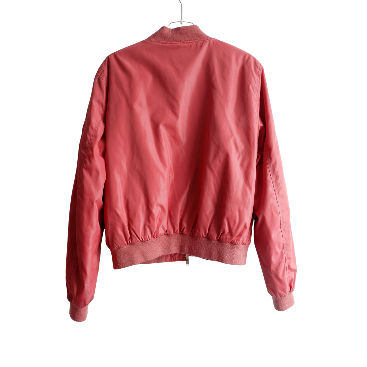 Roze kort jasje gevoerd