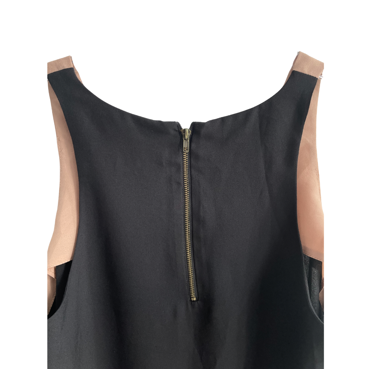 Zwart bruine top