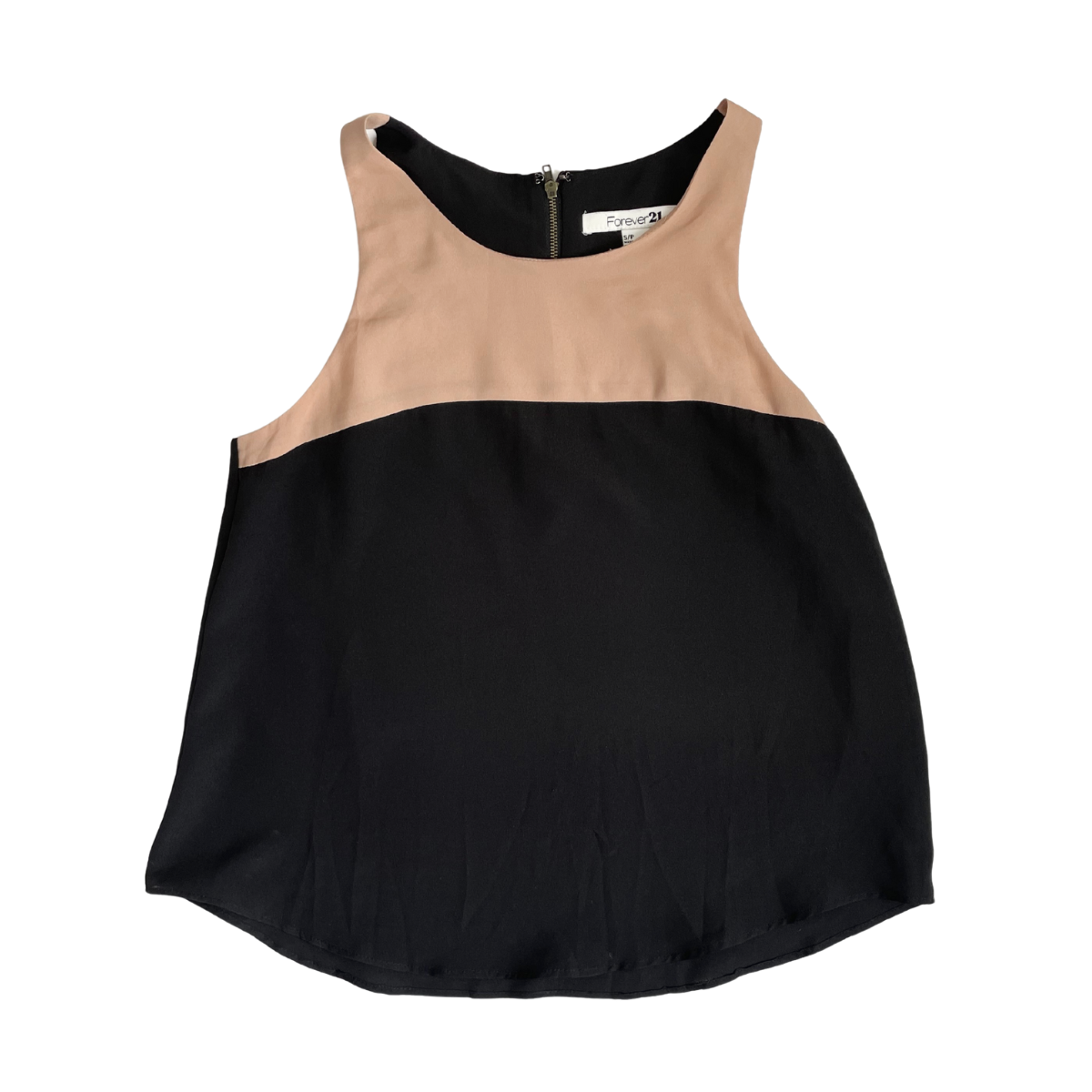 Zwart bruine top
