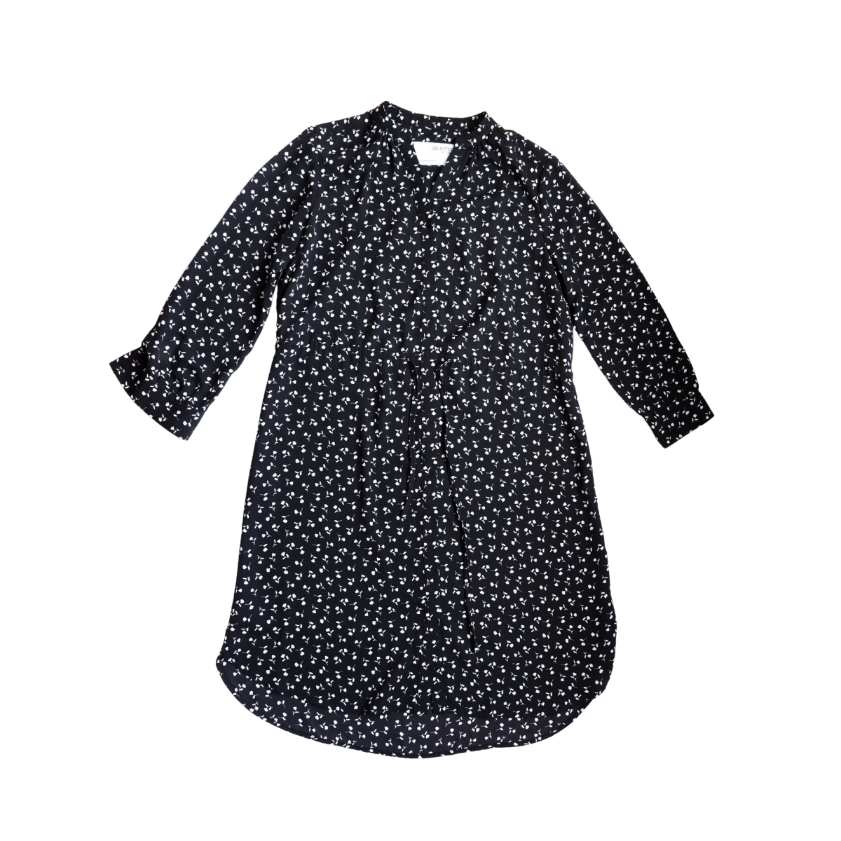 Zwarte losse jurk Selected Femme