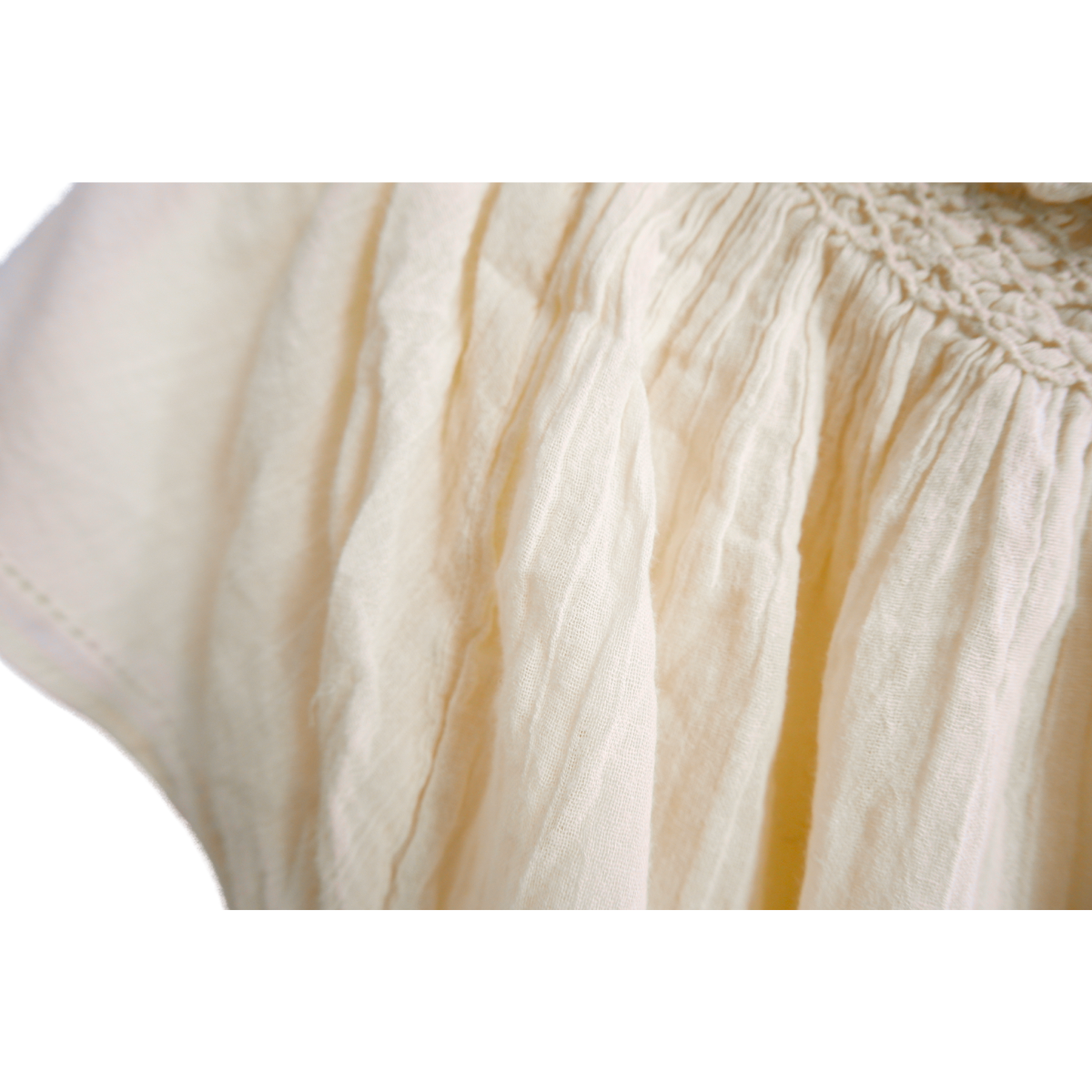 Gebroken witte zomerblouse