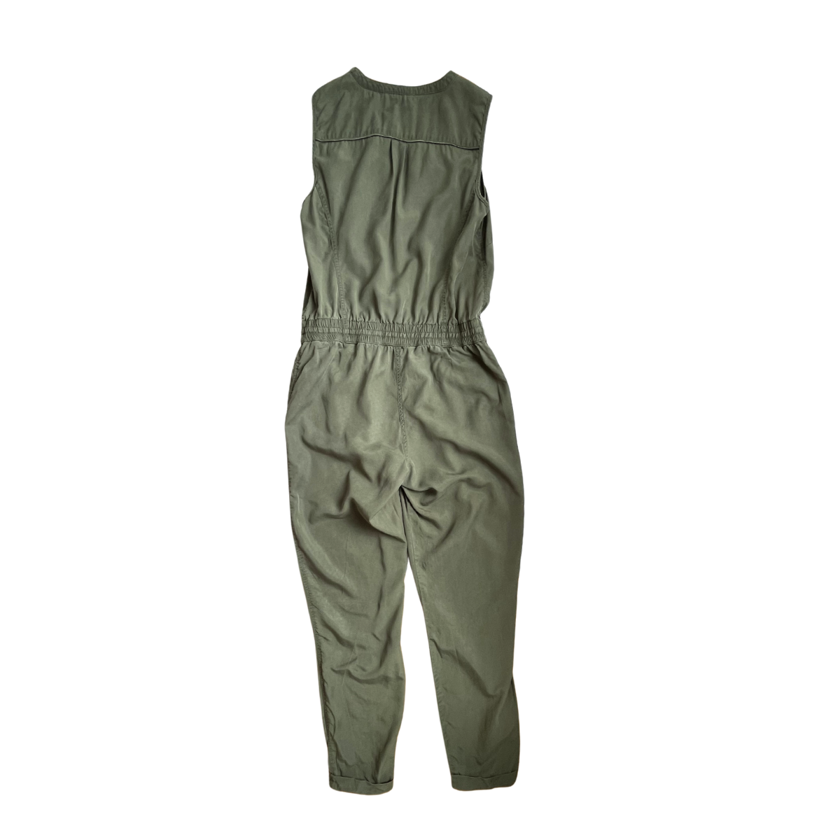 Kakigroene jumpsuit