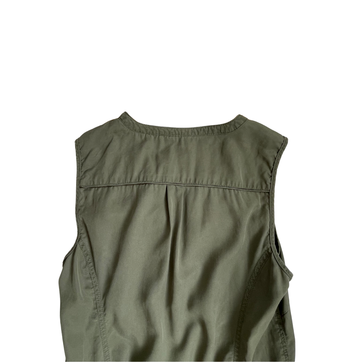 Kakigroene jumpsuit