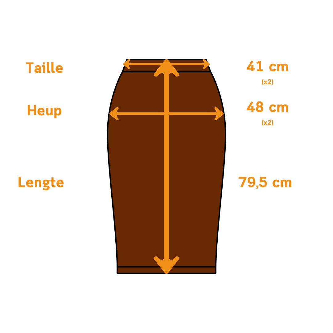 Herfstige geruite rok