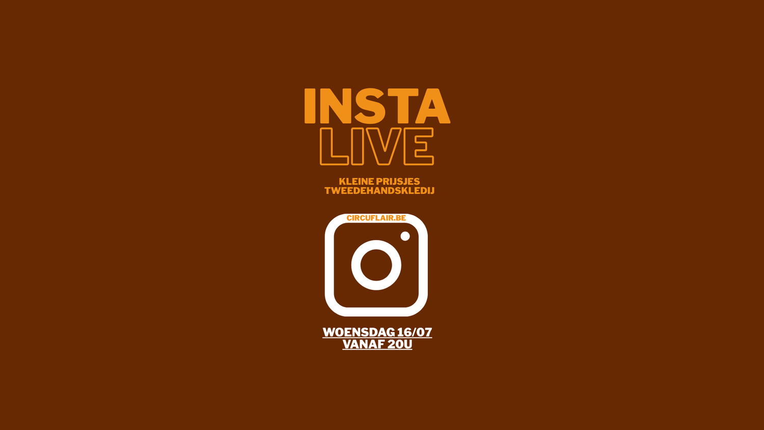 Insta live koopjes