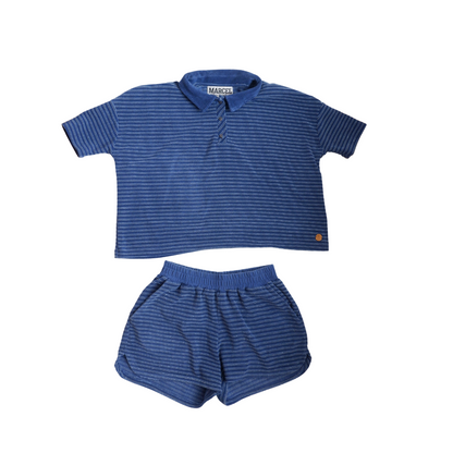 Blauw zomers 'sponzen' pakje