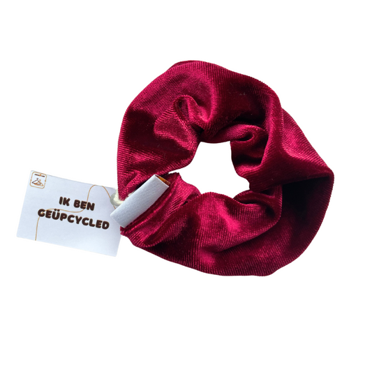 Scrunchie dieprood