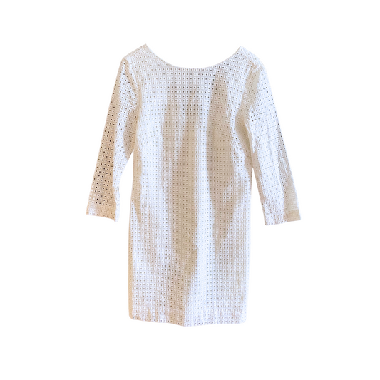 Witte jurk met diepe rug