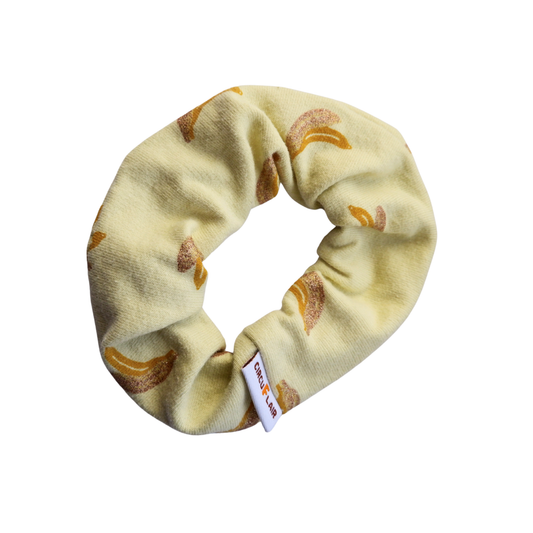 Scrunchie botergeel banaan