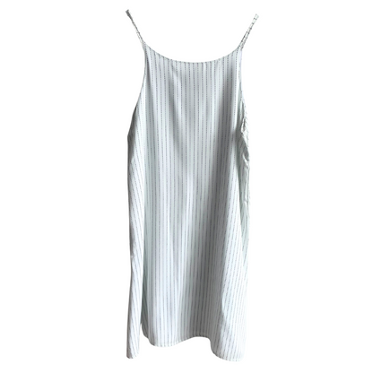Witte gestreept zomerkleed