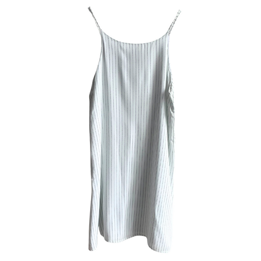 Witte gestreept zomerkleed