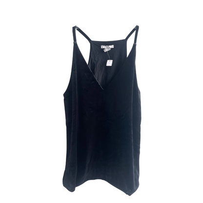 Zwarte velours top