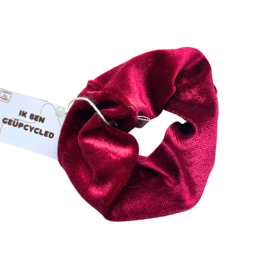 Scrunchie dieprood