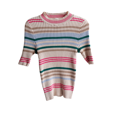 Meerkleurige gestreept shirt