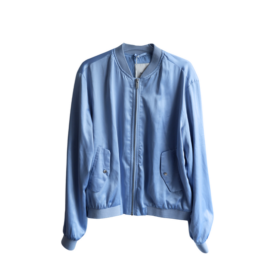 Blauw kort jasje